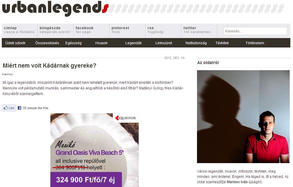 Kádár gyermektelensége: mi igaz a legendákból?
