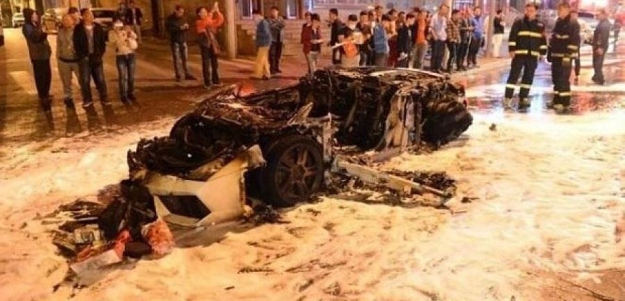 Leégett a Lamborghini Gallardo egyik utolsó legyártott példánya