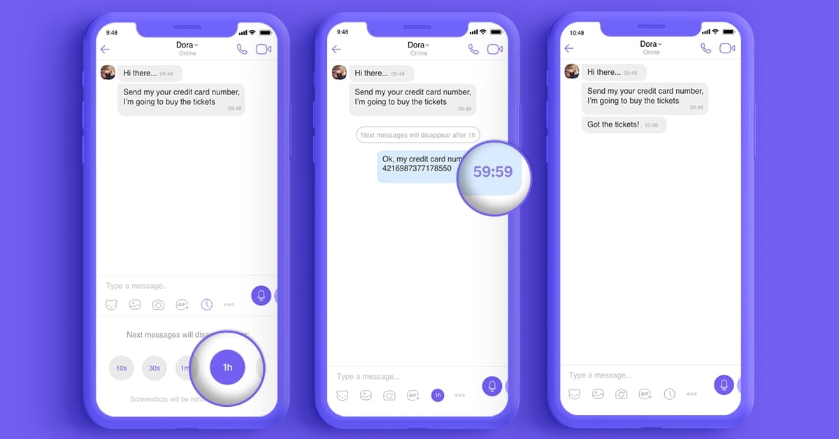 Új funkció jött a Viberre, önnél is bekapcsolták az eltűnő üzeneteket