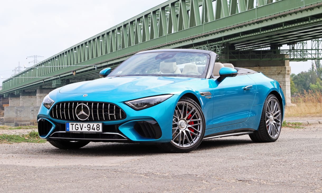 Bobby Ewing szívesen tankolná: teszten a vadonatúj Mercedes-AMG SL