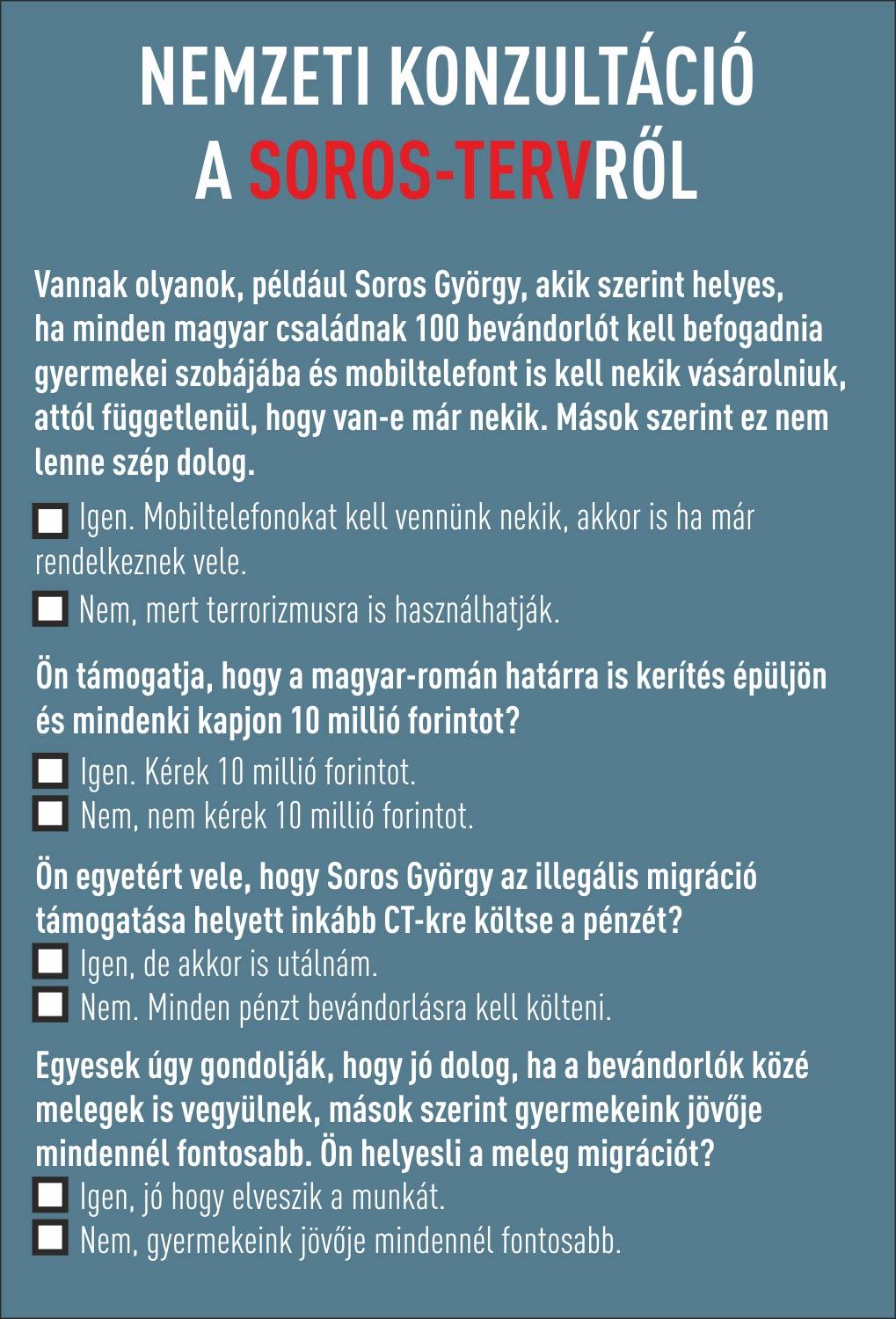 A Kutyapárt sokkal viccesebb nemzeti konzultációt írt
