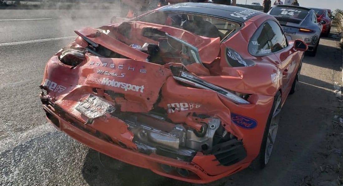 Sikerült egy McLarent és egy Porsche 911 Turbót is leírni egy ágyúgolyófutamon