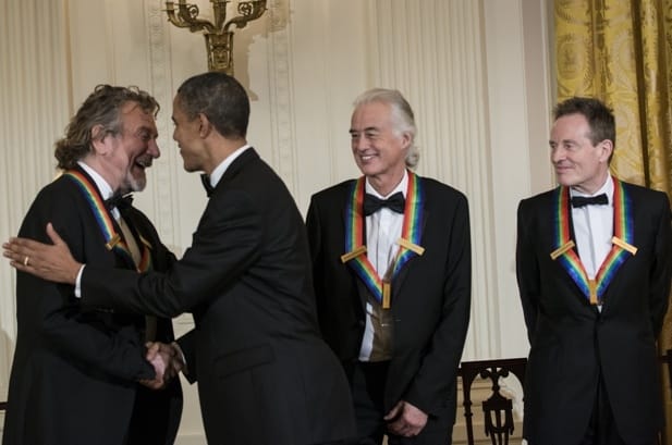 Obama a Led Zeppelint díjazza - fotó