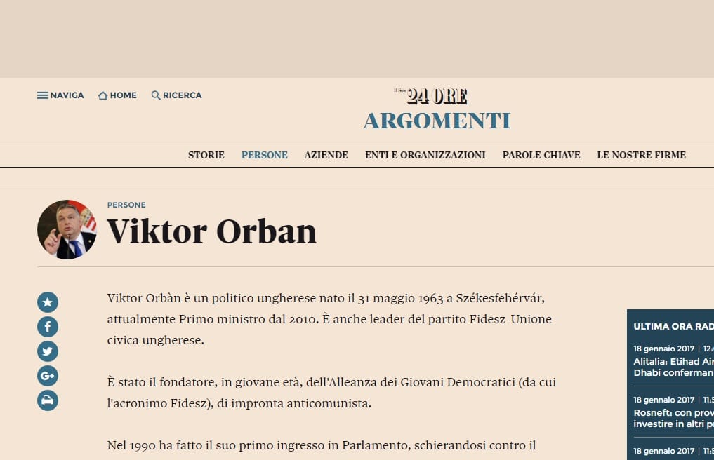 Il Sole: Orbánnak lehetőség, de a magyaroknak fájhat