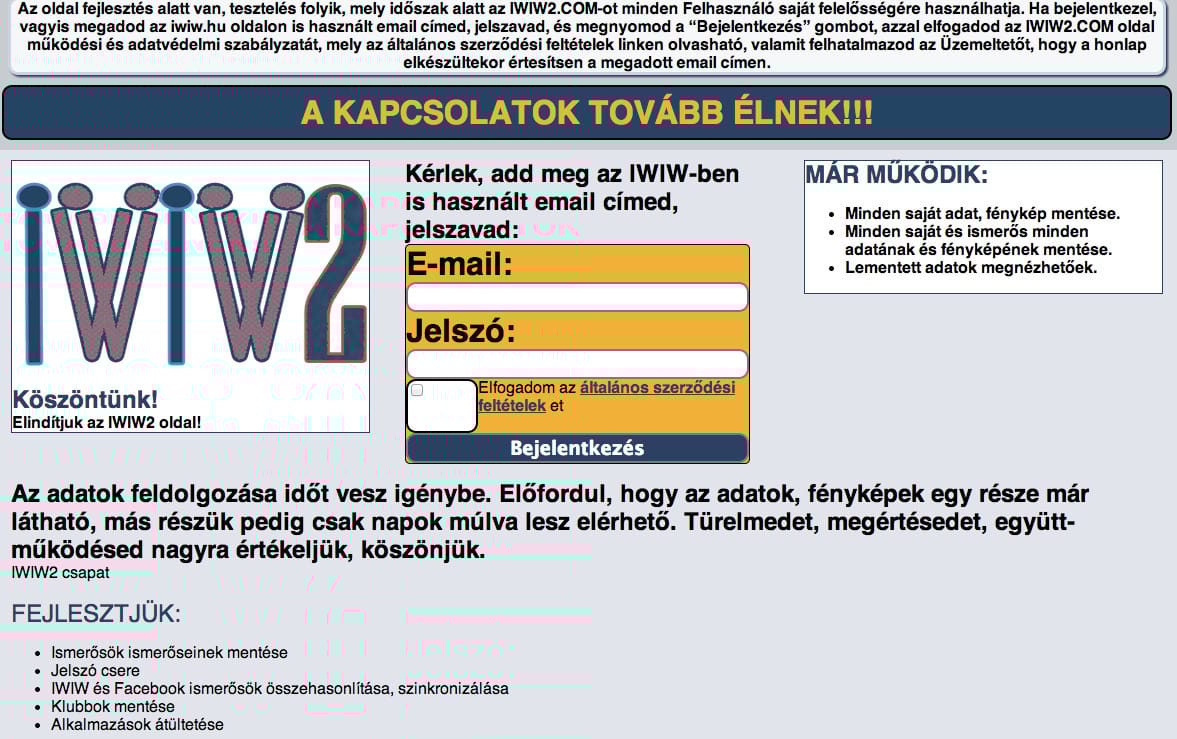 Vigyázzon, iWiW-es jelszólopó oldal terjed