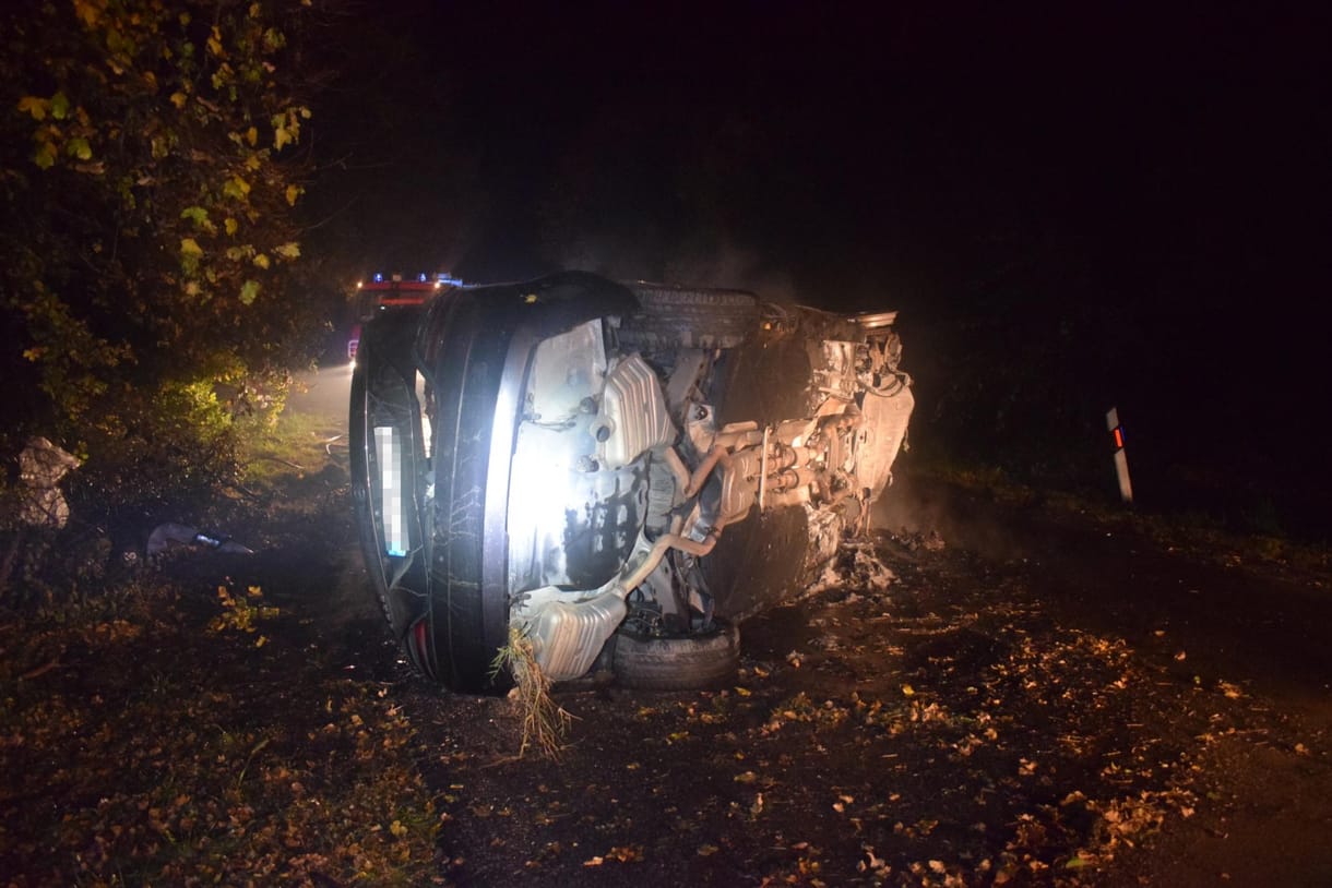 Jogsi nélkül, részegen, bekábítózva csapódott a fának autójával