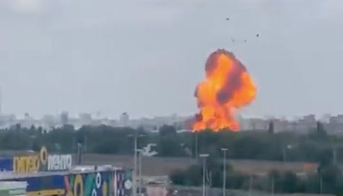 Ég egy olajfinomító Voronyezsnél – videó