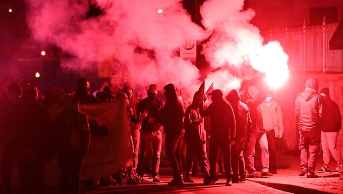 Foglalt házak kiürítése miatt törtek ki zavargások Lipcsében