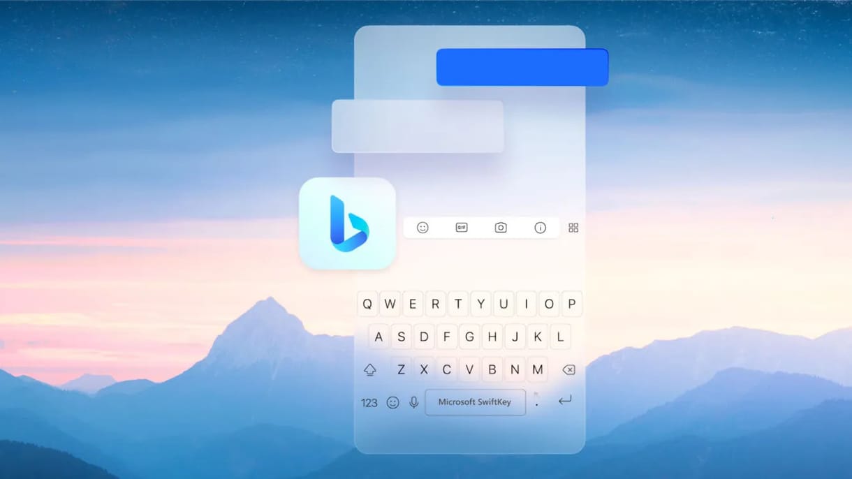 Már a saját billentyűzetébe is beépítette a Microsoft az új Binget, ami ha kell, szöveget is átfogalmaz