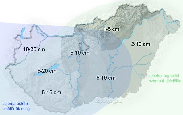 Komoly hóhelyzet: senki ne induljon útnak Nyugat-Dunántúlon
