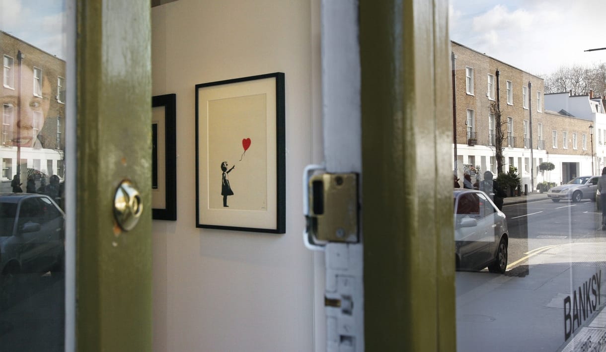 Kifizette az egymillió fontot a ledarált Banksy-képért az árverés nyertese