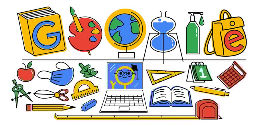 Az első tanítási nap miatt változott ma a Google logója