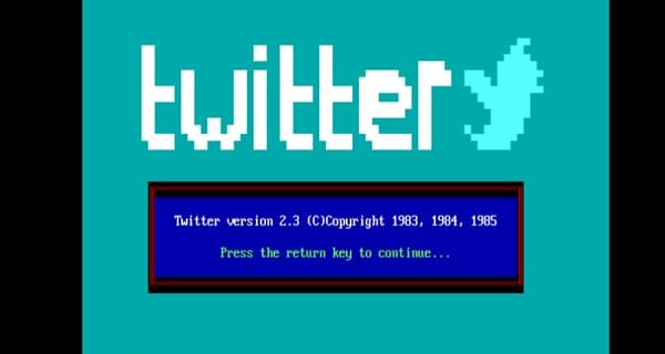 Twitter a nyolcvanas évekből