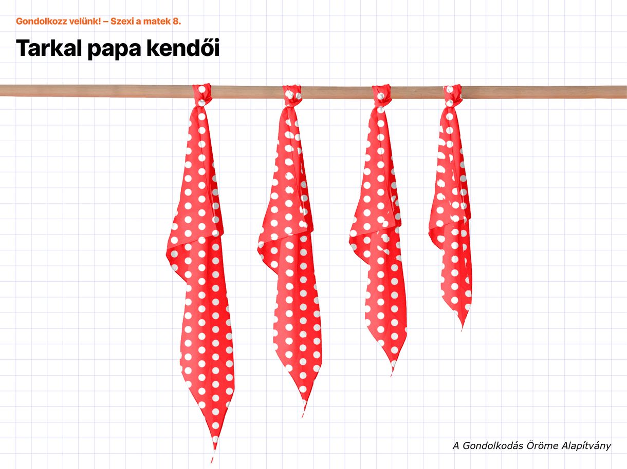 Gondolkozz velünk: Tarkal papa kendője – Szexi a matek 8.