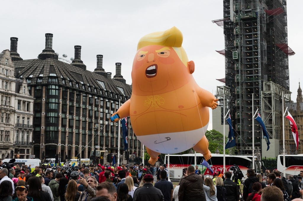 A felfújt Trump-baba múzeumba kerül