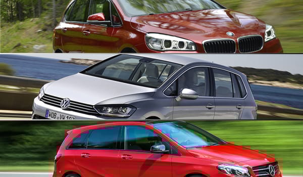 Mire jó egy felfújt kompakt? – BMW vs. Mercedes vs. VW Sportsvan