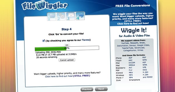 Konvertáljunk videókat mobilra online, egyszerűen