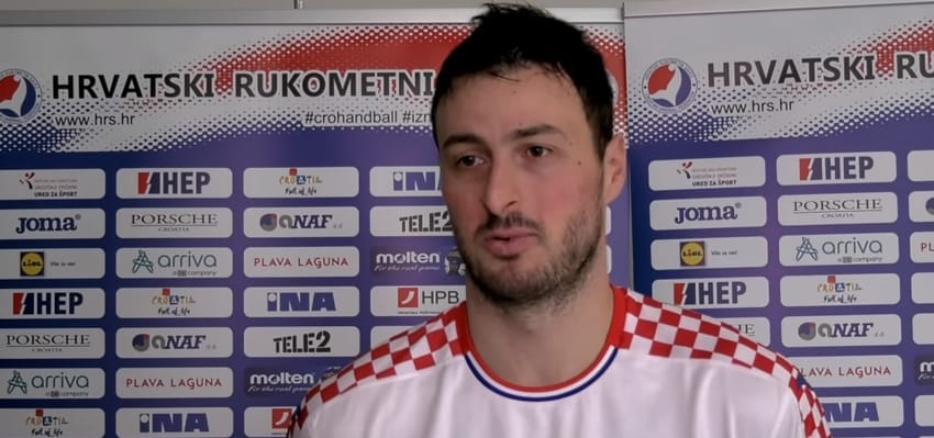 Fájdalmas arccal került földre a horvát kézisek kulcsembere, de nincs nagy baj