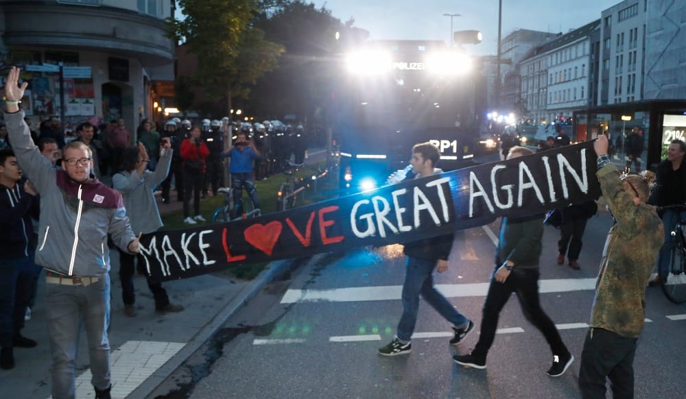 Galéria: Kemény tiltakozások a hamburgi G20-csúcson