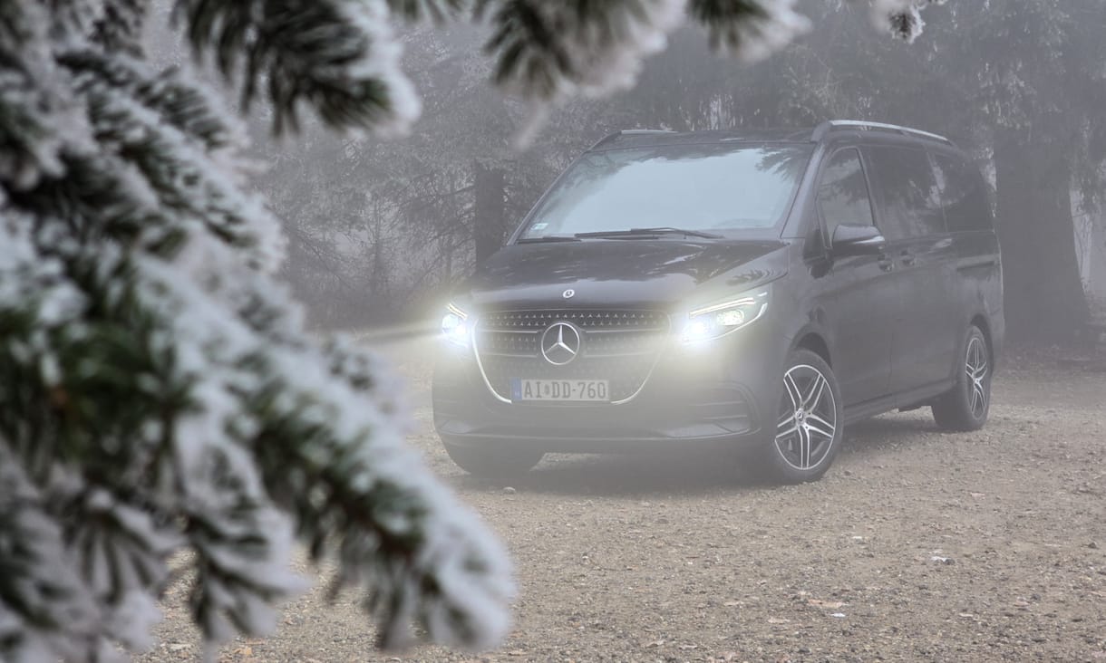 Nagycsaládosok álma: a Kékestetőnél autóztunk az új Mercedes V-osztállyal