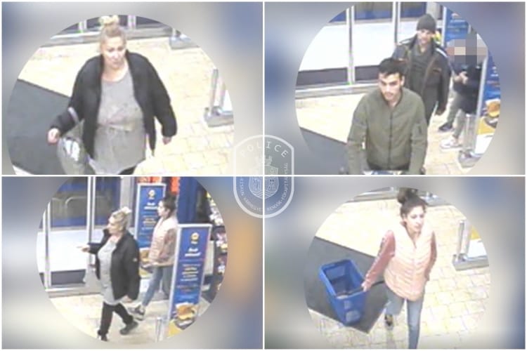 Videón, ahogy több mint százezer forint értékű árut tolnak ki fizetés nélkül a solti Lidlből, a rendőrség keresi a tetteseket