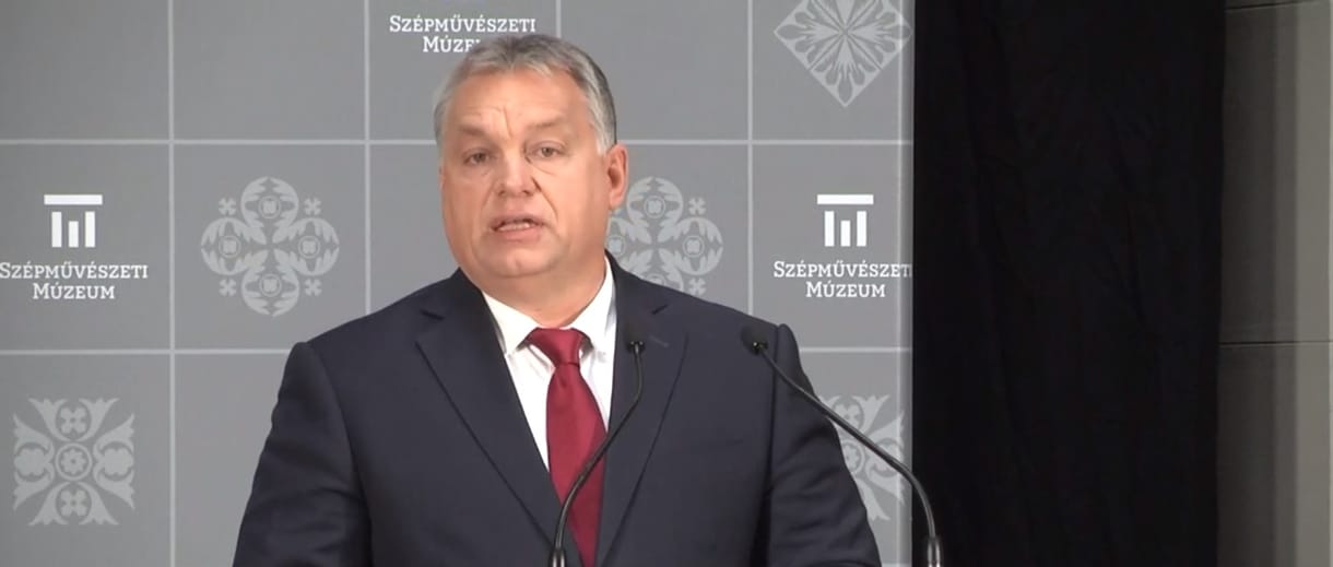 Orbán a Szépművészeti átadásán is Európát bírálta