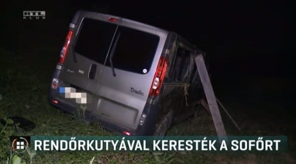 Feladta magát a balesetet okozó sofőr, akit kutyával kerestek a karambol után