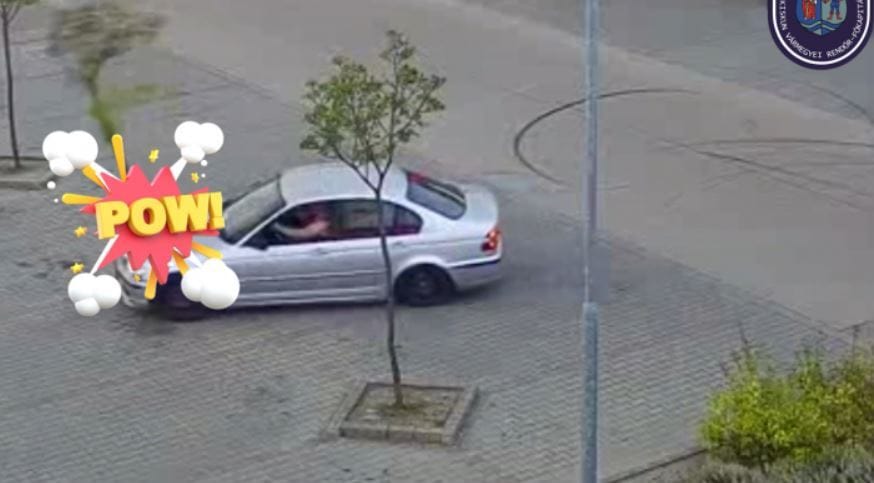 A rendőrség szerint is inkább ciki az a driftelés, amit egy kiskunhalasi BMW-s előadott – videó