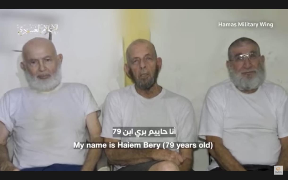 Három idős túszról tett közzé videót a Hamász