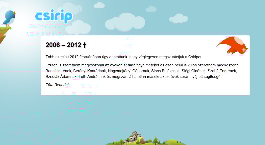 Bezárt a Turulcsirip