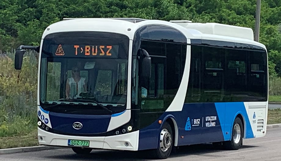 Tatabányán az elektromos buszok is áldozatául estek az energiaválságnak