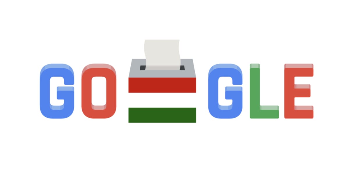 A 2022-es választások miatt ma külön logó fogadja a magyarokat a Google nyitóoldalán