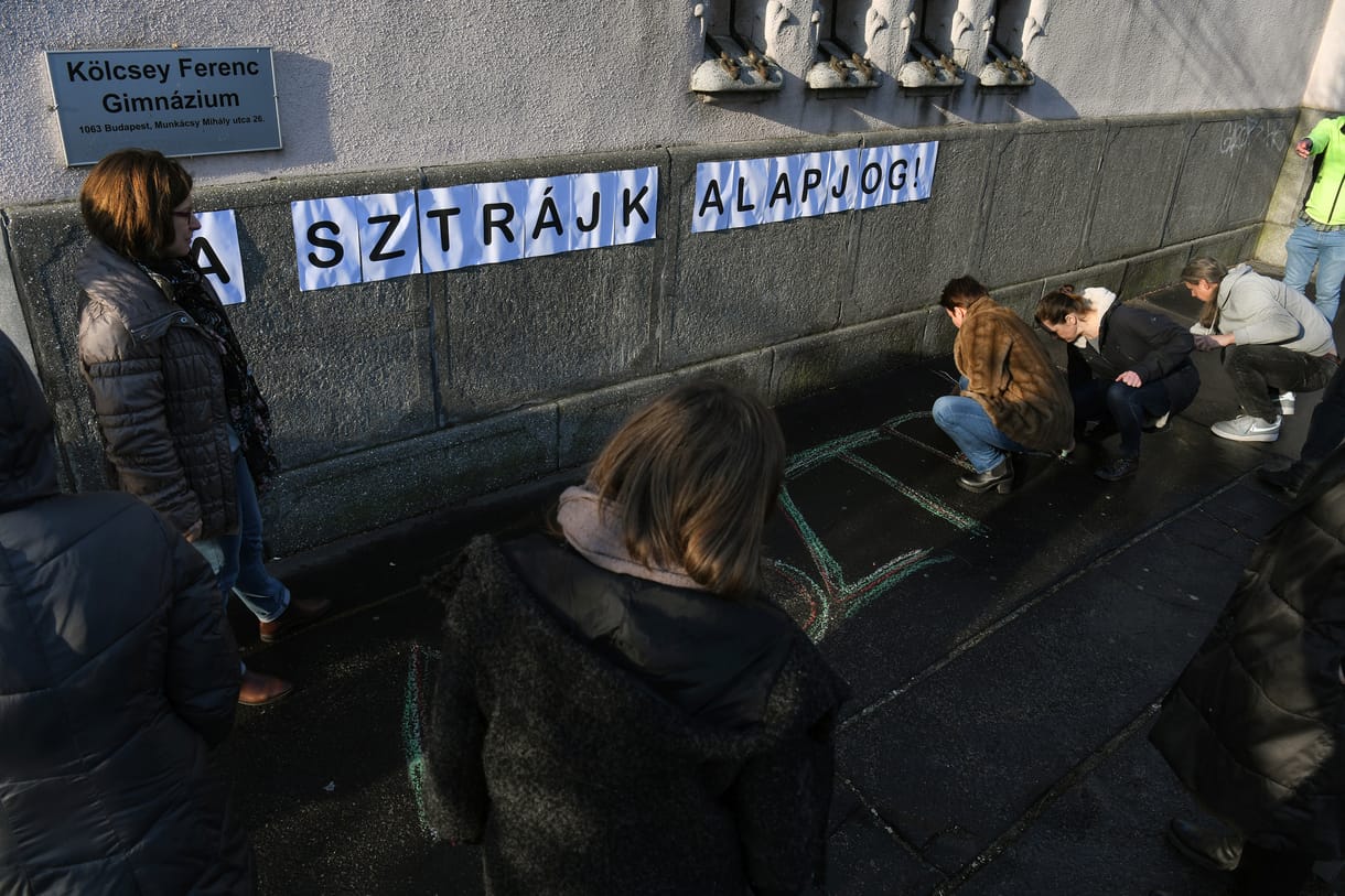 Térképen mutatjuk, hol csatlakoztak a polgári engedetlenséghez a pedagógusok