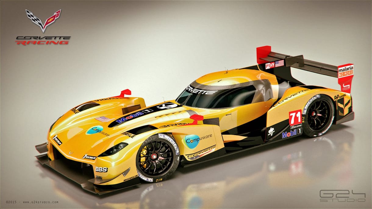 Őrület övezi a Le Mans-i 24 órás Corvette C7R-jét