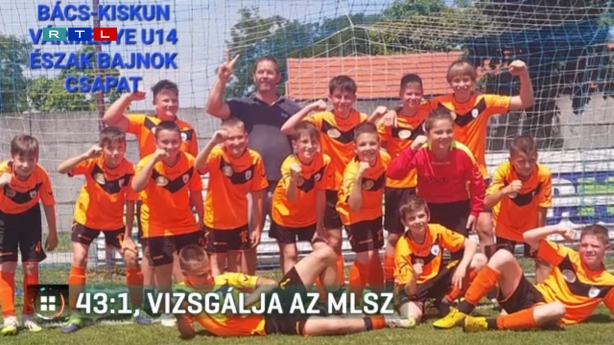 Vizsgálja az MLSZ, hogyan nyert pont 42 góllal az U14-es csapat, amikor épp ennyi kellett a bajnoki címhez