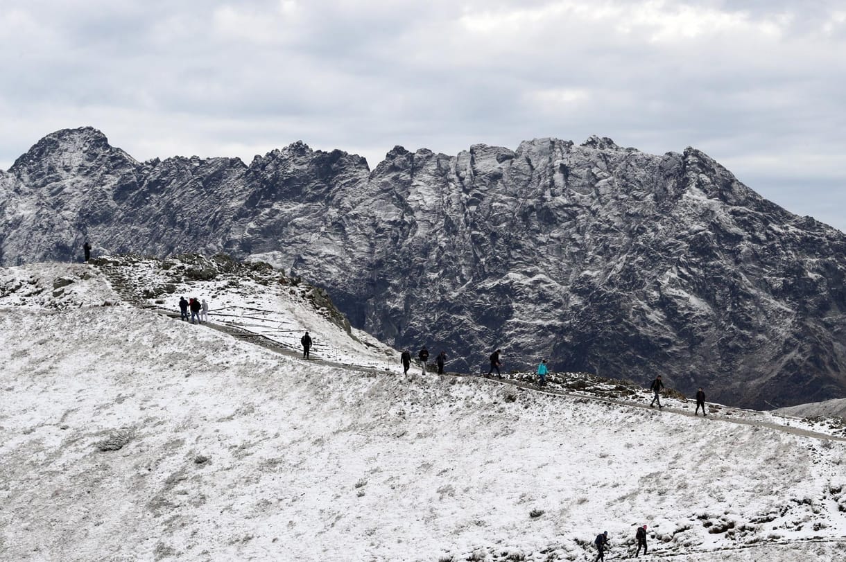Magyar turistákat mentettek a Tátrában