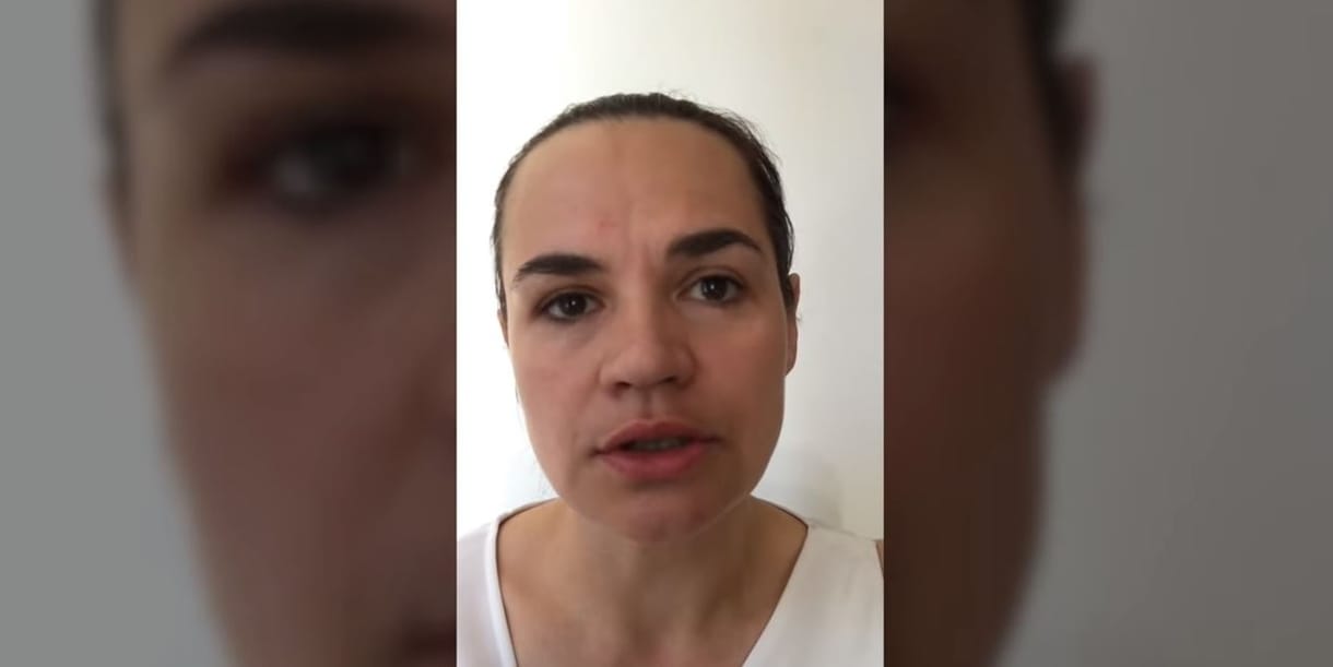 Videókban üzent a Litvániába szökött ellenzéki Szvjatlana Cihanouszkaja
