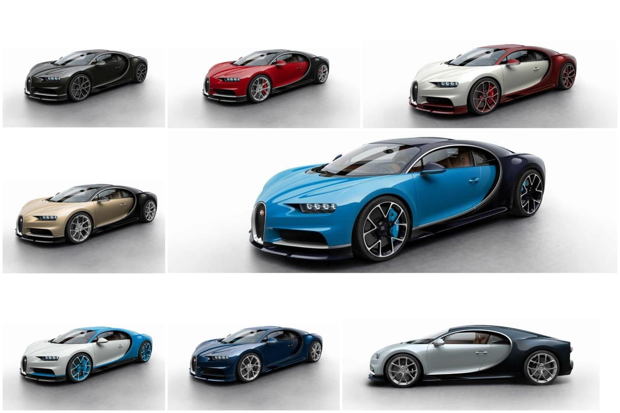Tessék választani, melyik a legjobb a Bugatti Chiron?