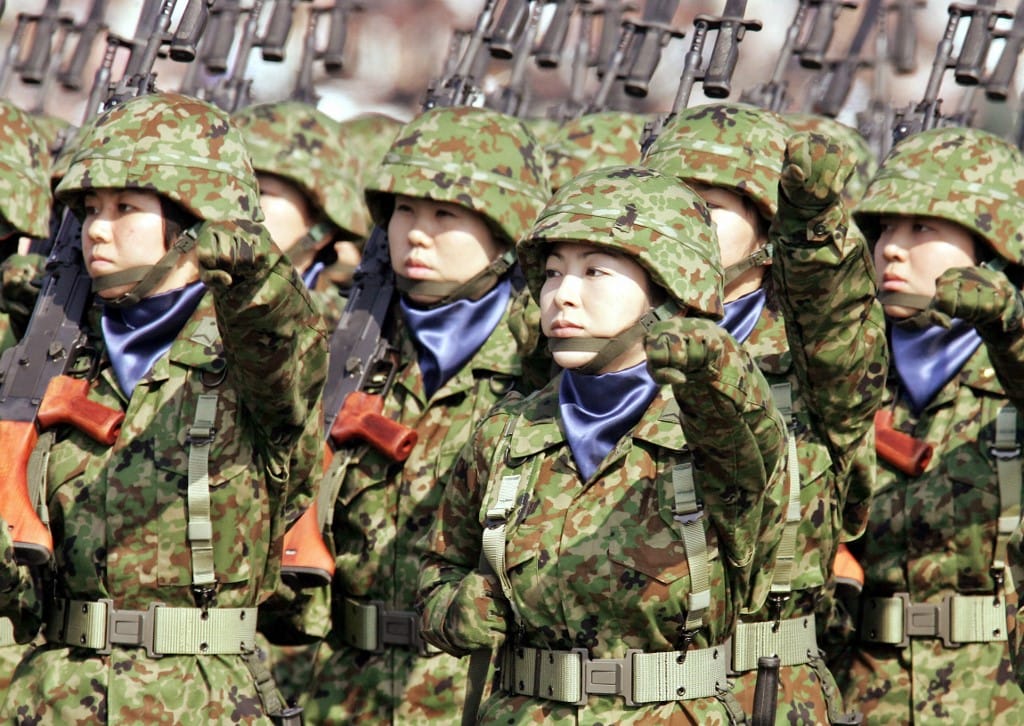 A japán haderő a népességfogyás miatt egyre inkább támaszkodna női katonákra