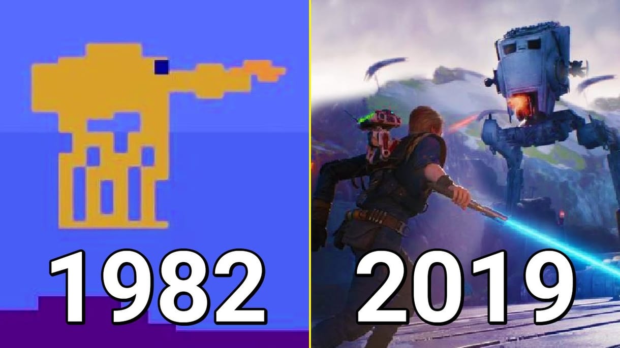 Videó: így változott 1982-től 2019-ig a Star Wars-játékok grafikája