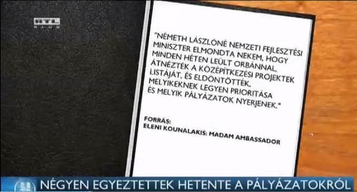 Videó: hogyan döntött Orbán és Némethné a pályázatokról?