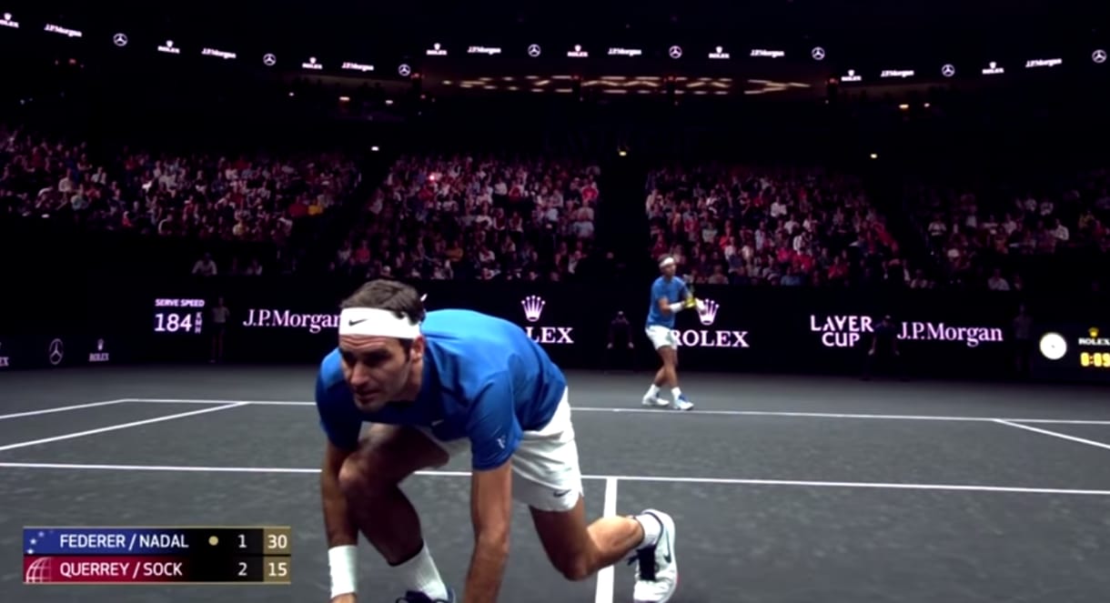 Ha van álom a teniszben, akkor ez az: összeállt a Federer-Nadal páros - videó