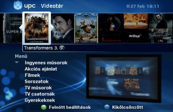 Kipróbáltuk: új kezelőfelület a UPC videotárban [videóval]