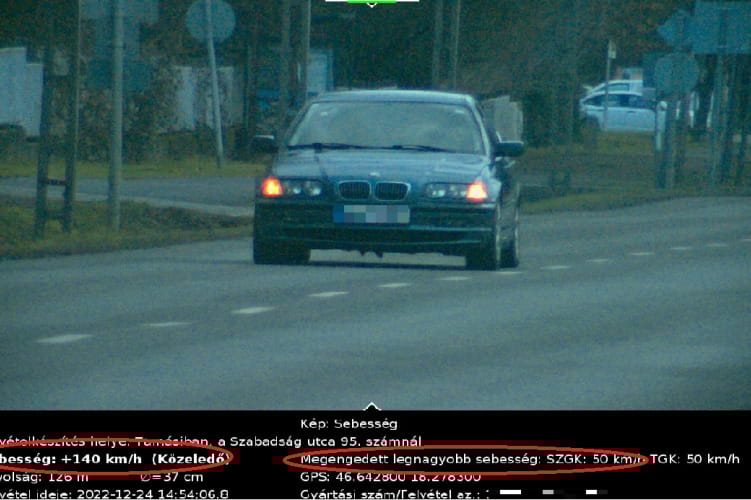 Gyorshajtási rekordot állíthatott fel egy BMW-s szenteste