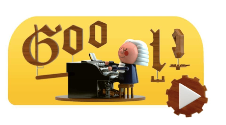 Miért van ez a fura bábu a Google főoldalán? És hogy jön ide Johann Sebastian Bach?