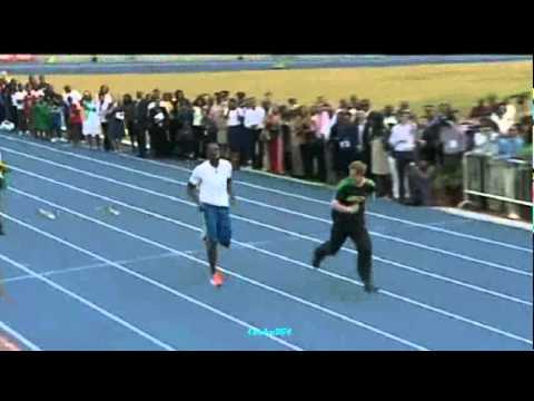 Videó: Usain Bolt hagyta nyerni Harry herceget