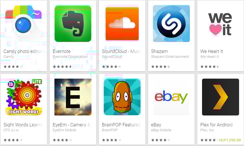Androidos eszköze van? Akkor innen válogasson