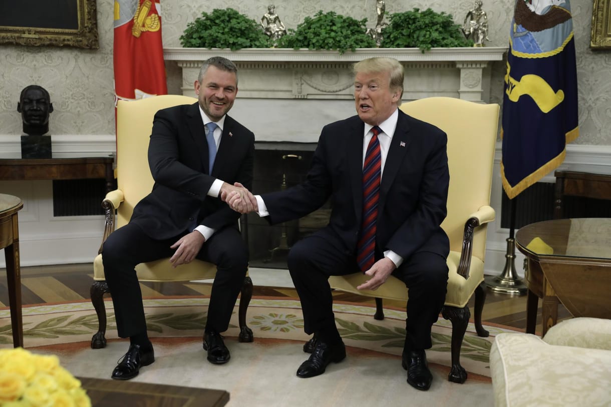 A szlovák miniszterelnököt már fogadta Trump a Fehér Házban