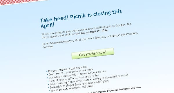 További szolgáltatásokat szüntet meg a Google, eltűnik a Picnic is