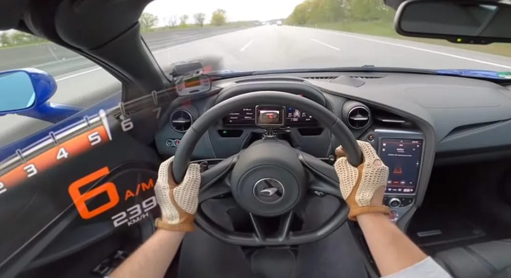 Meg sem kottyan a 330 km/h-s tempó a McLaren 720S-nek az Autobahnon